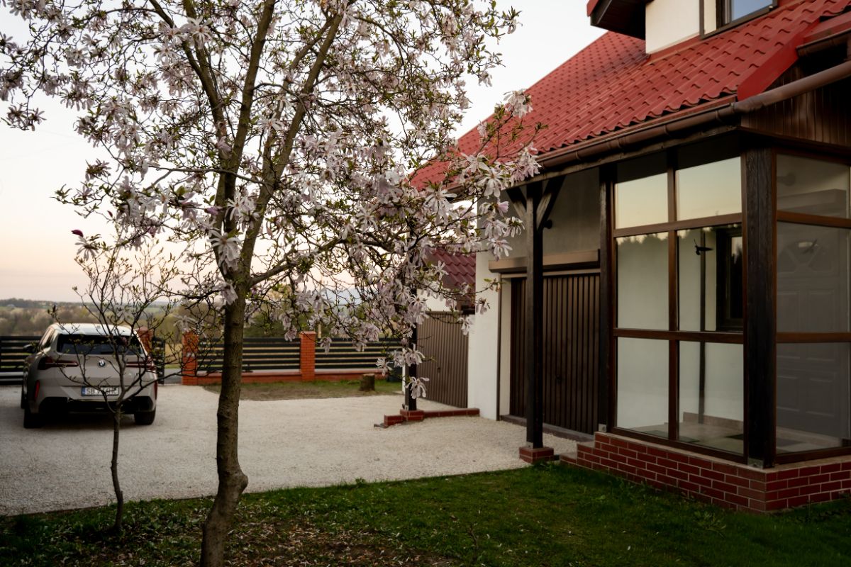 Ogród i widok na okolicę